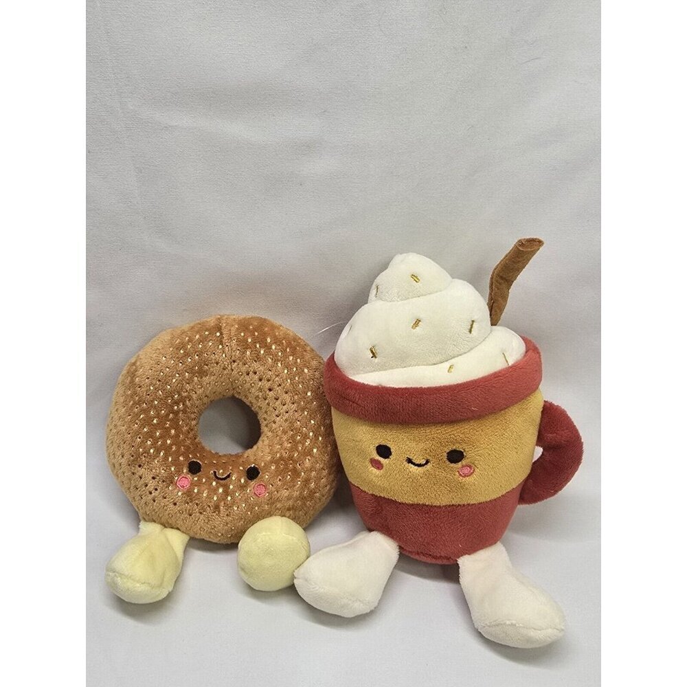 Hallmark Better Together Doughnut and Latte Magnetic Plush Set